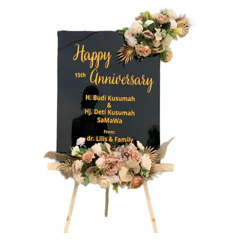 Papan Bunga Akrilik Tebo